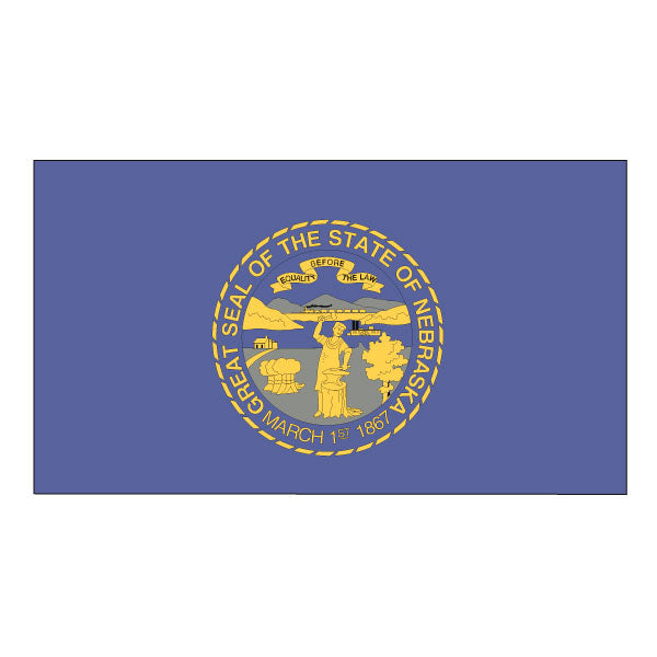 Load image into Gallery viewer, 3' x 5' Nylon State Flags - Header & Grommets