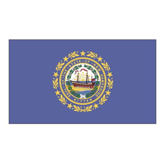 3' x 5' Nylon State Flags - Header & Grommets