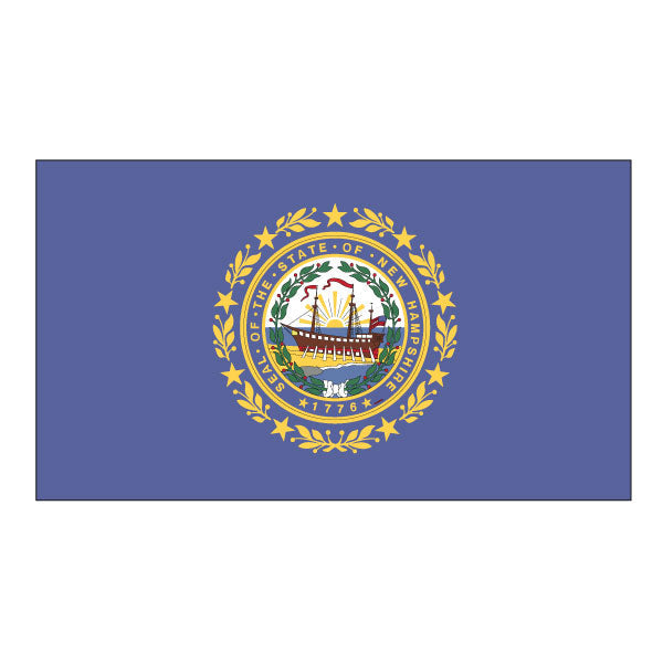 Load image into Gallery viewer, 2' x 3' Nylon State Flags - Header & Grommets