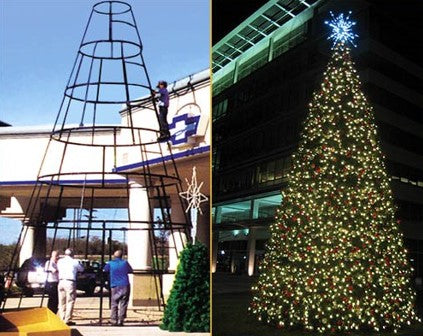 Load image into Gallery viewer, 50 Ft. Panel Christmas Tree