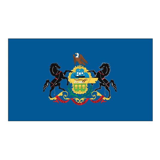 3' x 5' Nylon State Flags - Header & Grommets