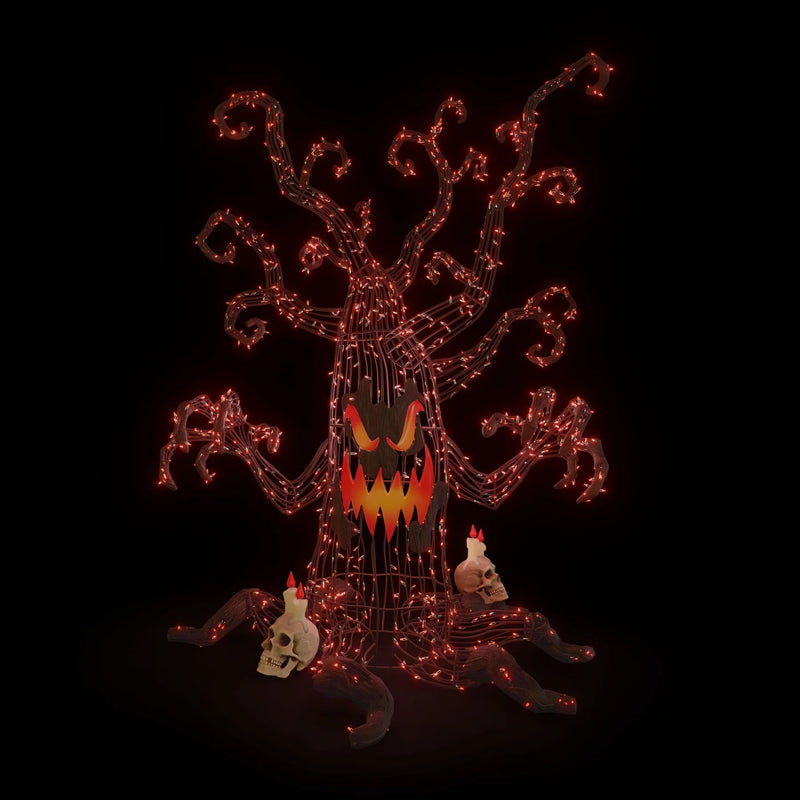 Load image into Gallery viewer, Giant Spooky Tree Light Display