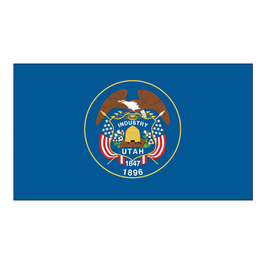 3' x 5' Nylon State Flags - Header & Grommets