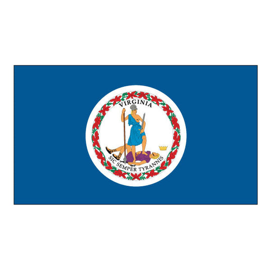 3' x 5' Nylon State Flags - Header & Grommets