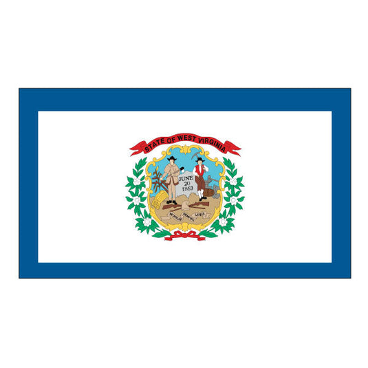 3' x 5' Nylon State Flags - Header & Grommets