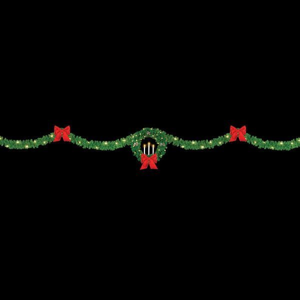 Load image into Gallery viewer, Triple Candle - Over the Street Christmas Decoration