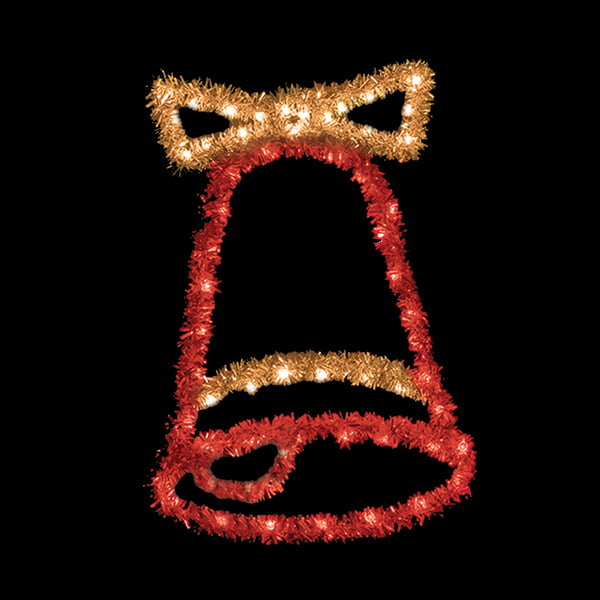 Load image into Gallery viewer, 6 Foot Single Bell Pole Mounted Decoration DazzLED