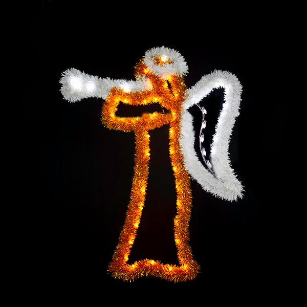 Load image into Gallery viewer, 6 ft. Angel Garland Pole Mounted Decoration