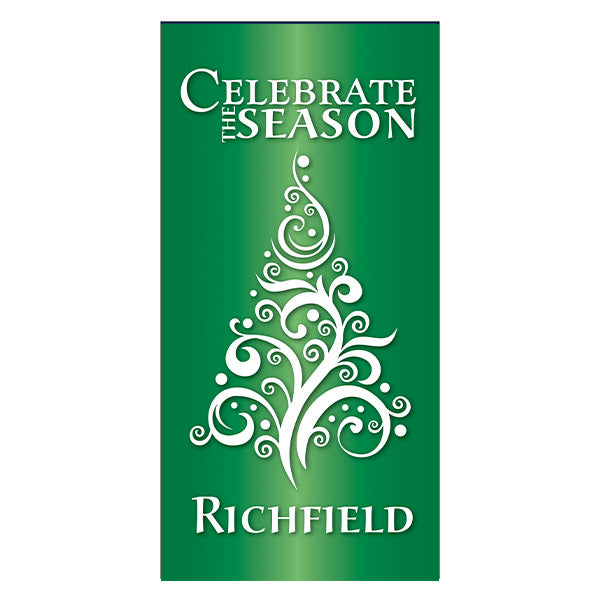 Load image into Gallery viewer, D333 Celebrate the Season - Pole Banner