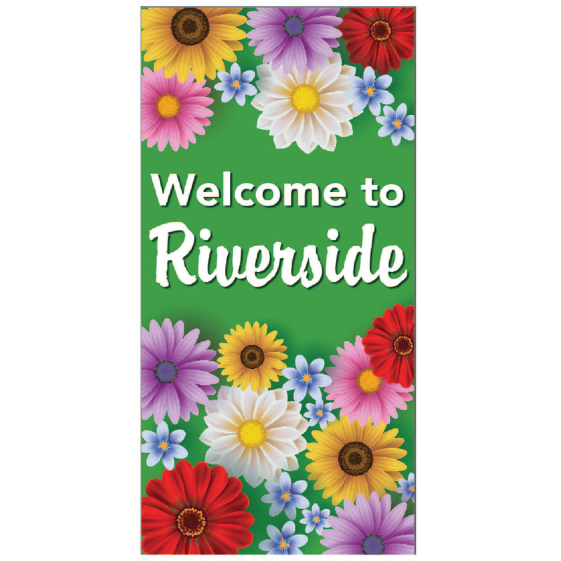 Load image into Gallery viewer, D457 Spring Bouquet - Pole Banner
