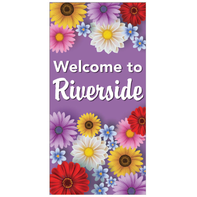 Load image into Gallery viewer, D457 Spring Bouquet - Pole Banner