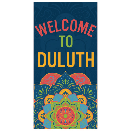 D490 Mandala Spring - Pole Banner