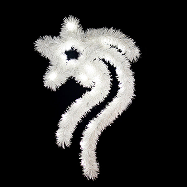 Load image into Gallery viewer, 4 ft. Designer Star Garland Christmas Pole Mounted Decoration