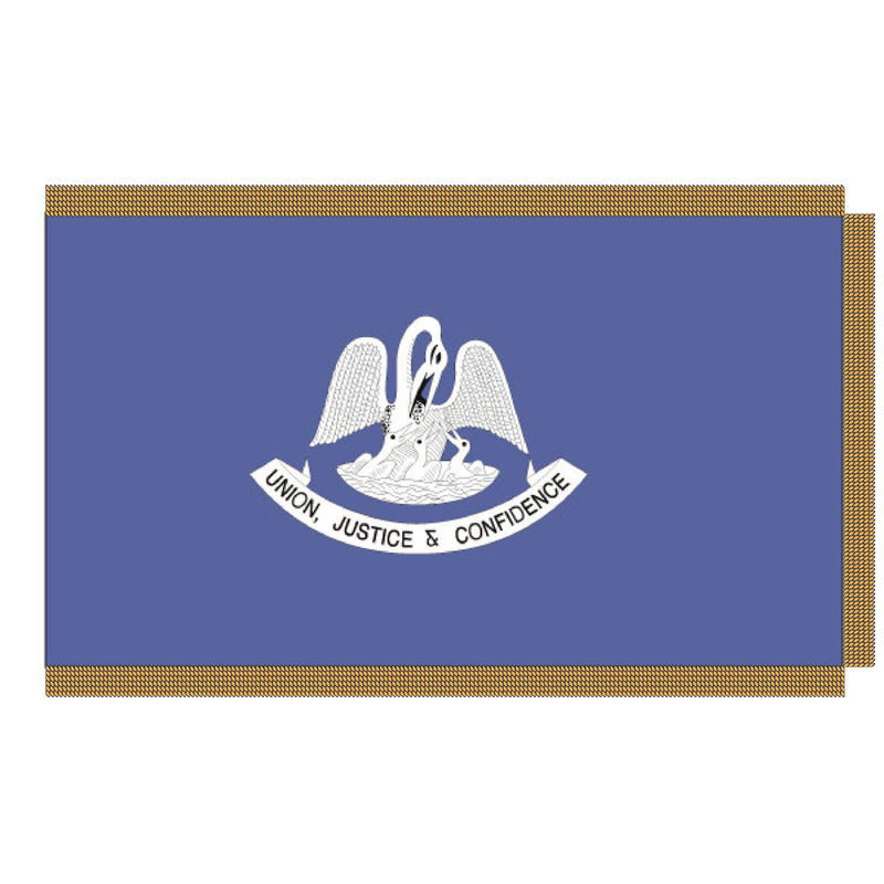 Load image into Gallery viewer, 4' x 6' Pole Hem and Fringe Nylon State Flags