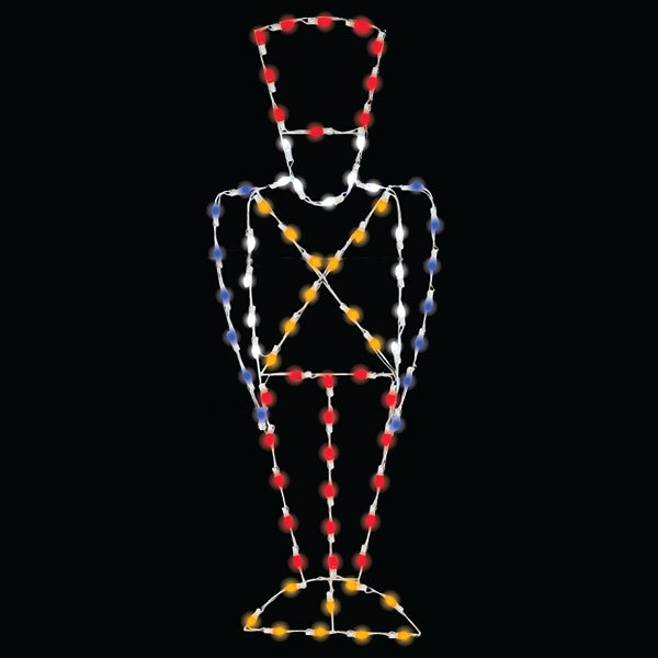 Load image into Gallery viewer, 6' Toy Soldier Ground Mount Christmas Decoration