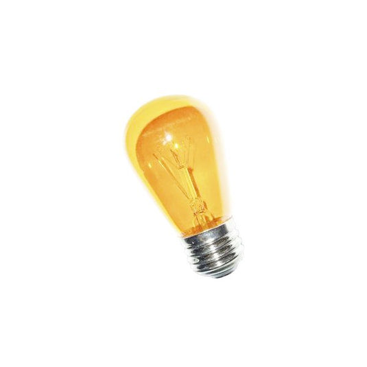 Yellow S14 Transparent Incandescent Sign Light Bulb
