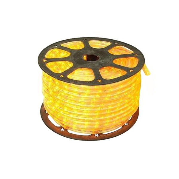 Yellow LED Rope Light - 150 Foot Spool