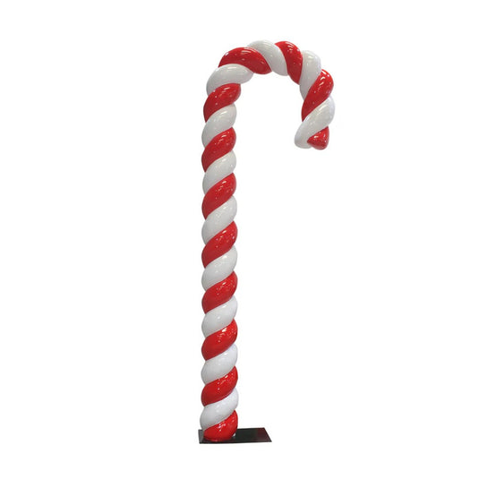 12' Candy Cane Fiberglass Christmas Decoration