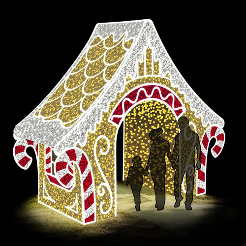 12' Gingerbread House Arch Walkthrough