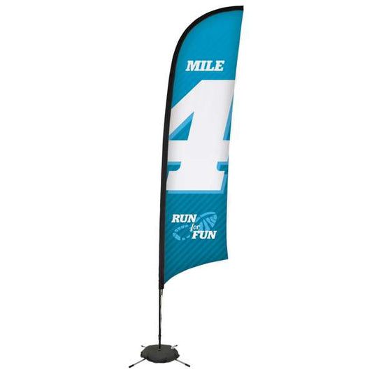 13' Feather Flag - Razor Banner Flag Kit - Single-Sided - Display Sales