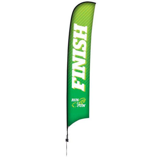 17' Feather Flag - Razor Banner Flag Kit - Single-Sided