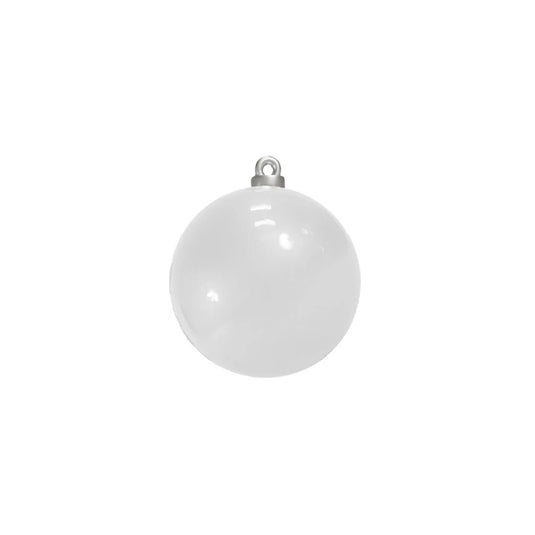 2' White Christmas Ball Ornament Fiberglass Christmas Decoration