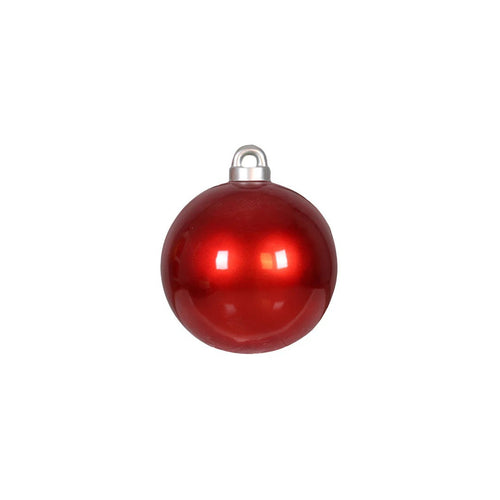 3.25' Red Christmas Ball Ornament Fiberglass Christmas Decoration