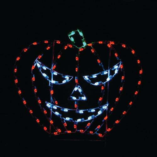 3.5' Jack-O-Lantern Pole Mount Halloween Decoration