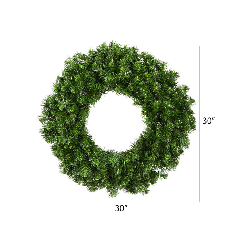 Load image into Gallery viewer, 30&quot; Unlit Artificial Commercial Christmas Wreath
