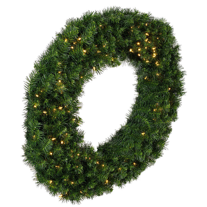 Load image into Gallery viewer, 48&quot; Pre-Lit LED Artificial Commercial Christmas Wreath
