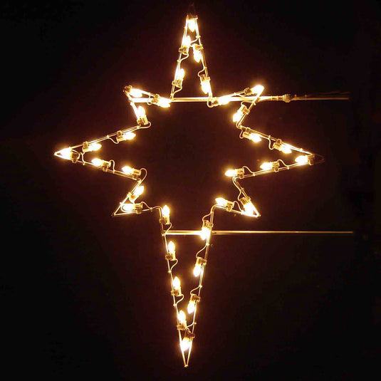 4' Star of Bethlehem Pole Mounted Decoration