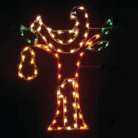 5' 12 Days of Christmas Silhouette Christmas Ground Mounted Decoration