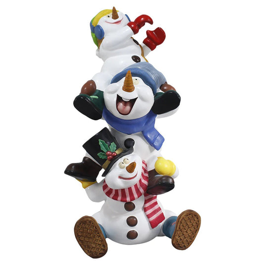 6' Snowmen Brothers Fiberglass Christmas Decoration