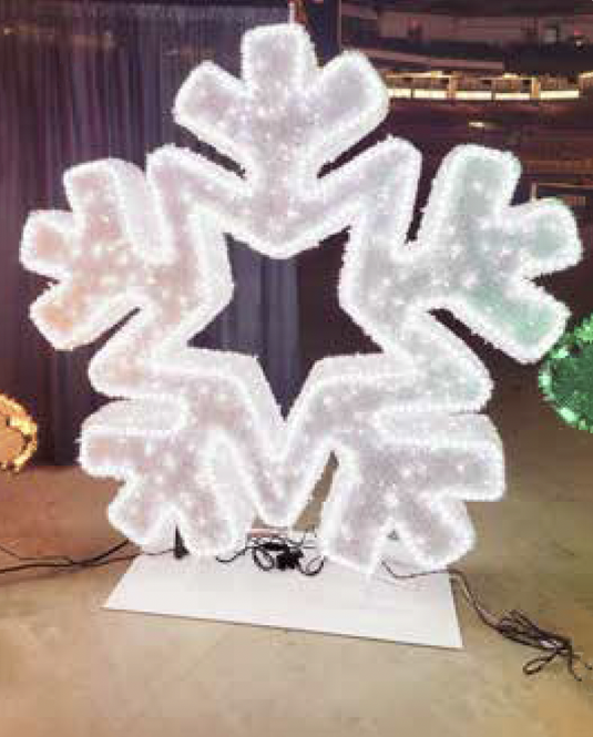 6' Majestic Garland Snowflake
