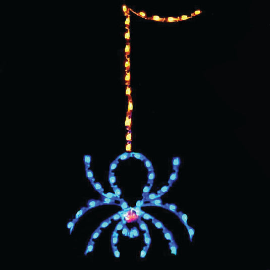 7' Spider Pole Mount Halloween Decoration