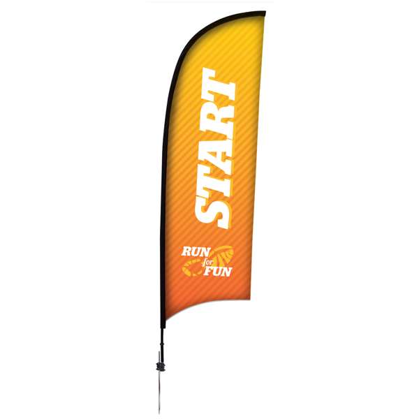 Load image into Gallery viewer, 9&#39; Feather Flag - Razor Banner Flag Kit - Single-Sided
