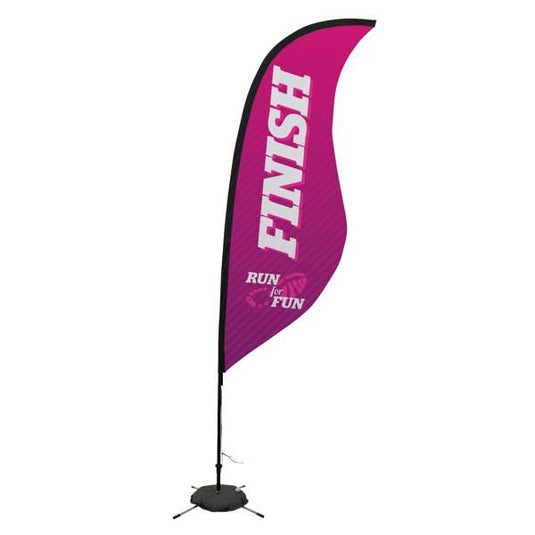9' Sabre Flag - Advertising Banner Kit