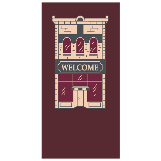 BS100 Building Welcome - Pole Banner