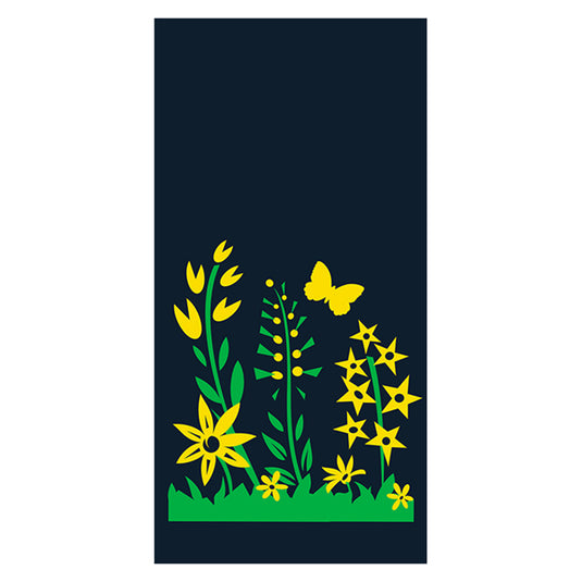 BS601 Spring Flowers - Pole Banner