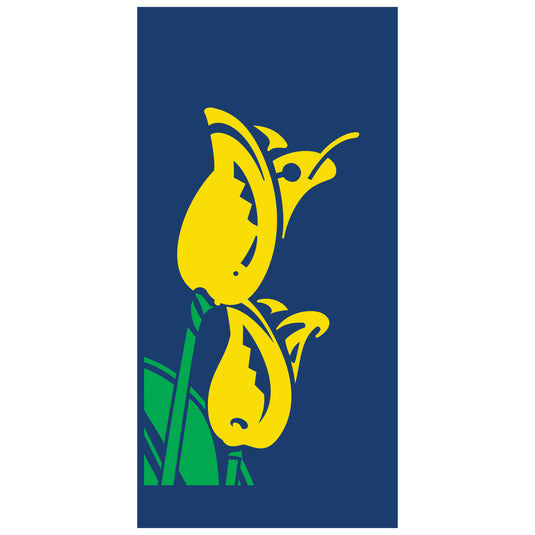 BS605 Two Yellow Tulips - Pole Banner