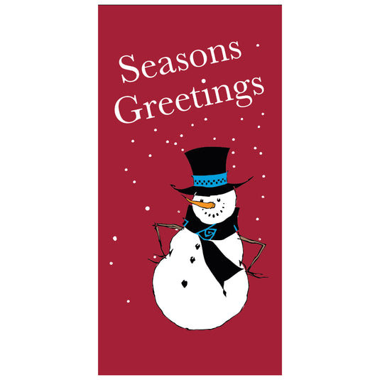 BS722 Snowman - Pole Banner