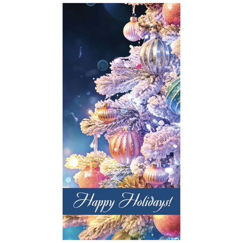 D632 Frosty Holiday - Pole Banner