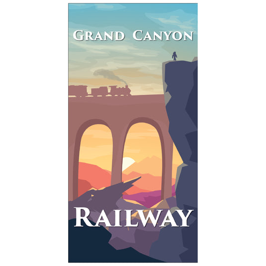 D642 Canyon Railway - Pole Banner