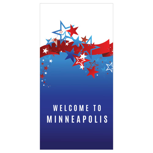 D733 Star Ribbon - Pole Banner