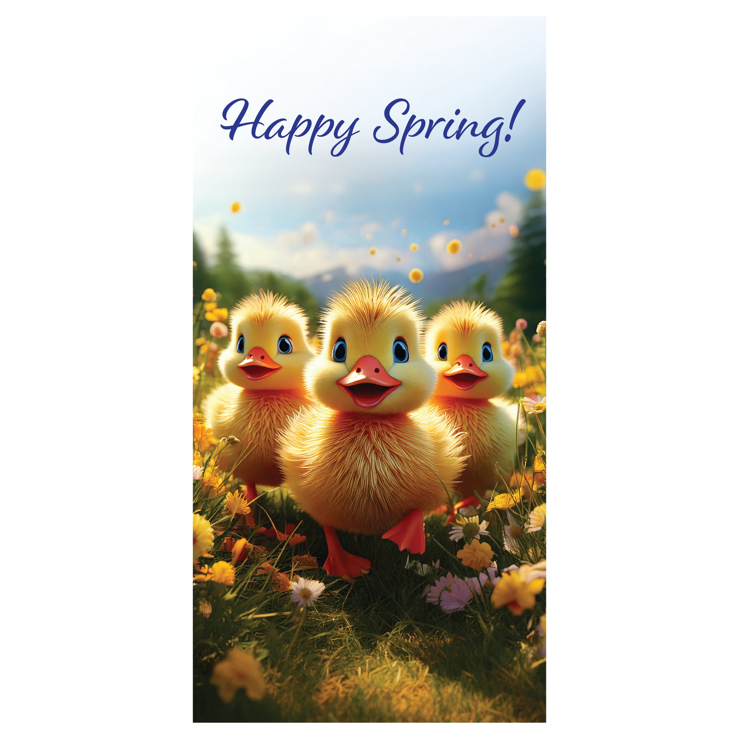 D751 Ducks in a Row - Pole Banner – Display Sales