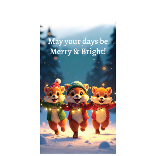 D763 Happy Day - Pole Banner