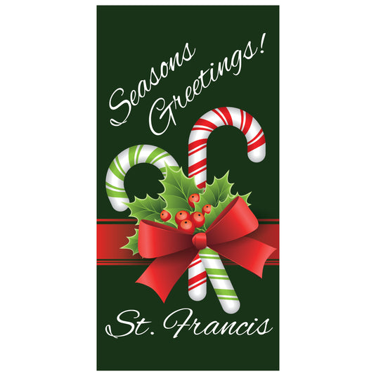 D767 Seasons Greetings - Pole Banner