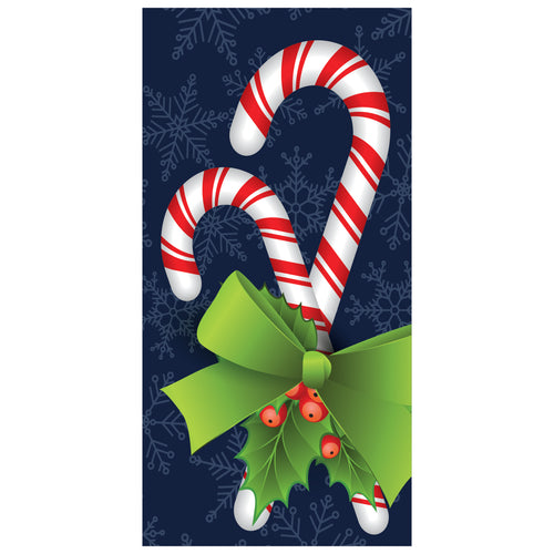 D768 Candy Canes - Pole Banner