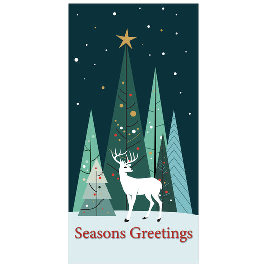 D772 Winter's Night - Pole Banner