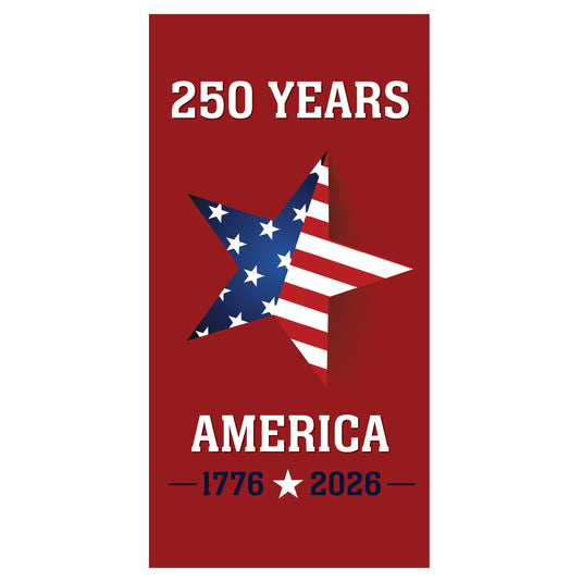 D776 Americana - Pole Banner